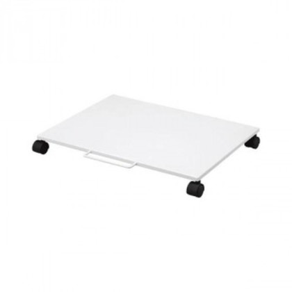 LIHIT LAB.(リヒトラブ) 机下台 スライド式 幅460mm 白 A-7370-0