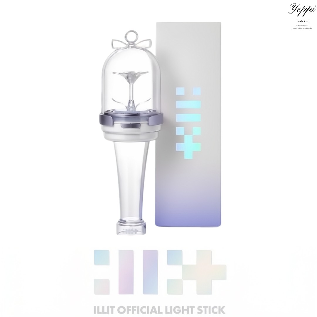 [ 当日出発 ] アイレット( ILLIT ) Official Light Stick [当店特典-公式ランダムフォトカード1枚] illit 公式グッズ ペンライト 応援棒