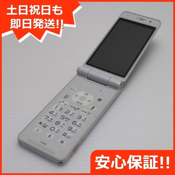 美品 P-01E ホワイト ガラケー Panasonic DoCoMo 62