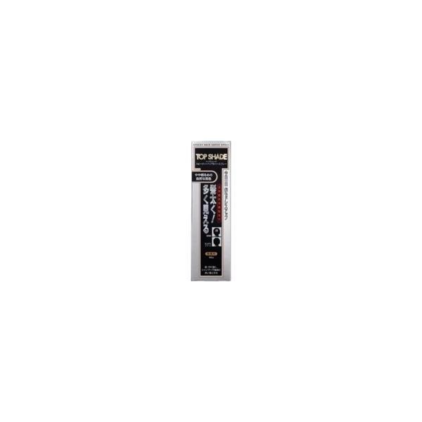 【10個セット】柳屋本店 トップシェード スピーディーヘアカバースプレー やや明るめの自然な黒色 150g