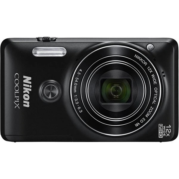 【中古】ニコン Nikon デジタルカメラ COOLPIX S6900 12倍ズーム 1602万画素 リッチブラック S6900BK 53,880円