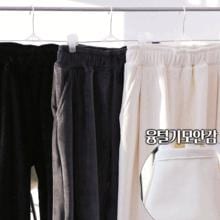 WET モーガン コーデュロイ ワイド ピンタック バンディングパンツ