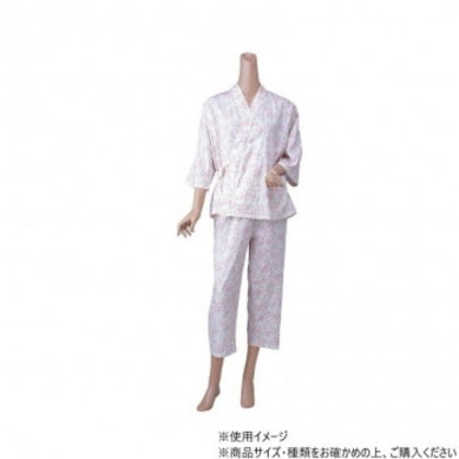 神戸生絲 婦人カラーおくつろ着(付袖)M No.86 パープル