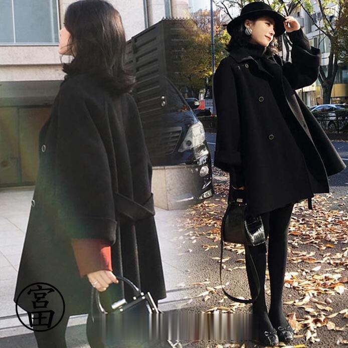 チェスターコート 厚手 秋冬 暖かい コート レディース ダブル チェスター マント ケープコート アウター 長袖 あったか カジュアル きれいめ 通勤 ベーシック 4,838円