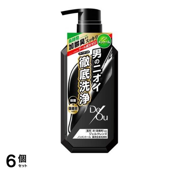 デ・オウ 薬用ジェルクレンズ ノンメントール ポンプ本体 520mL 6個セット
