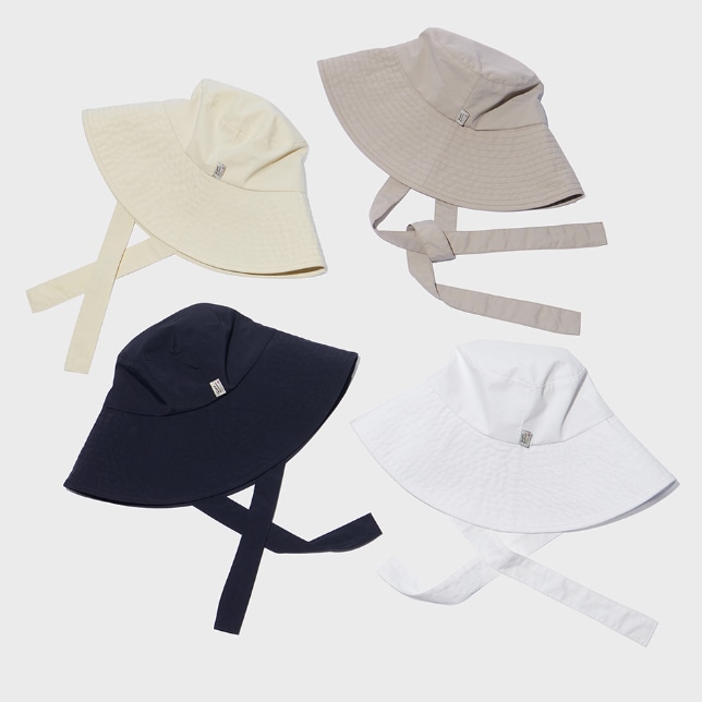 WIDE BRIM STRAP BUCKET HAT - 帽子 FREE [3カラー]