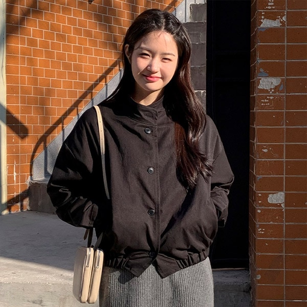 (クアンク / 季節の変わり目必須 / トレンディーフィット) ルディン ハーフハイネック ミリタリージャケット jp719