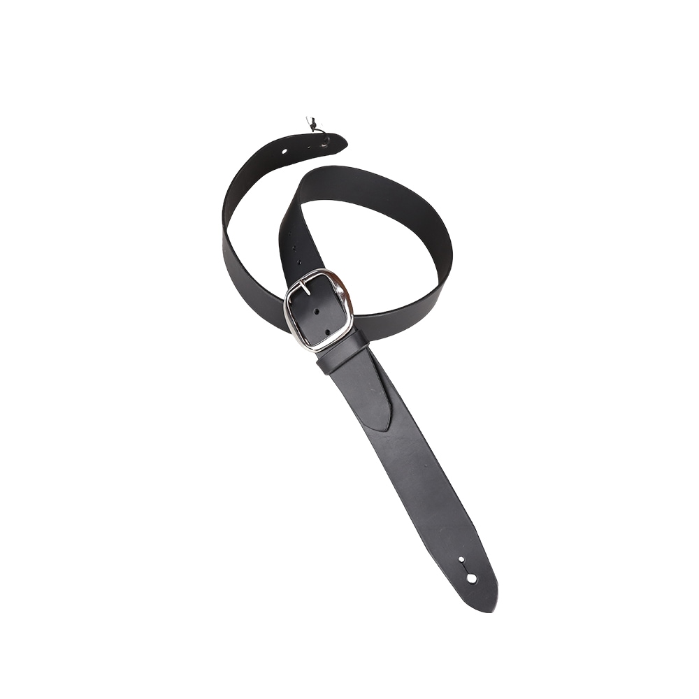 英国手工製ギターストラップ Basic Electric Black Silver Noel Gallagher初期モデル