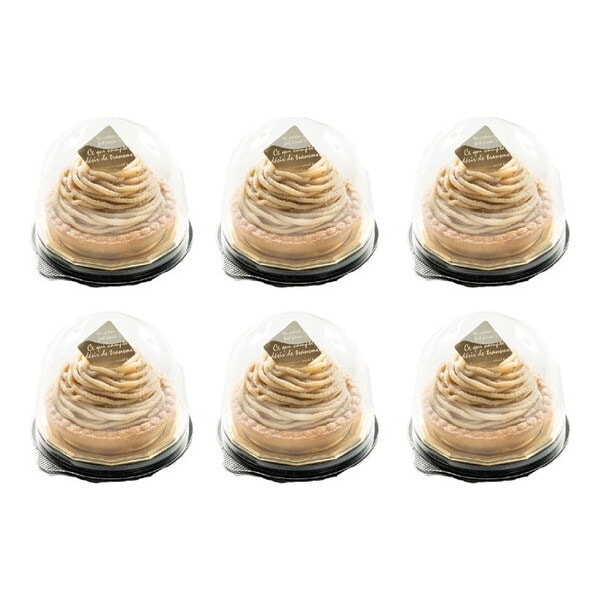 ぶらうん 冷凍 四万十栗のモンブランタルトケーキ 6個セット メーカー直送