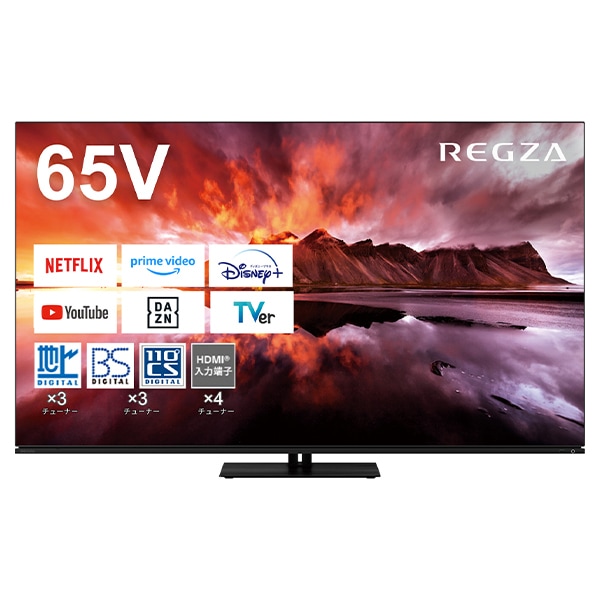 65X8900N REGZA X8900N series 65V型 地上・BS・110度CSデジタル 4Kチューナー内蔵 有機ELテレビ