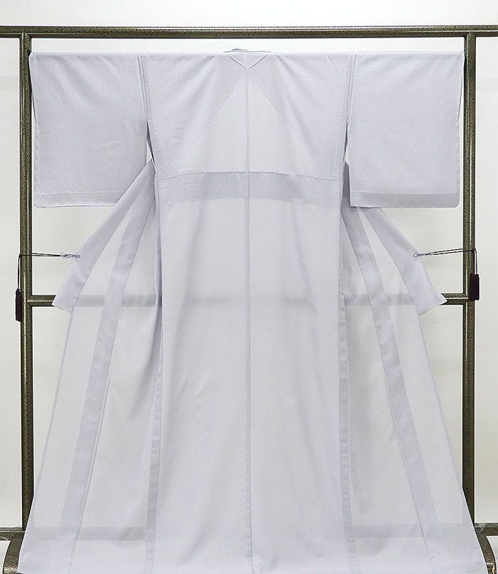 夏物 小紋 新品仕立済 正絹 夏物 伝統工芸伊勢型写 万筋文様 身丈170.5cm 裄丈68cm 絽 38,870円