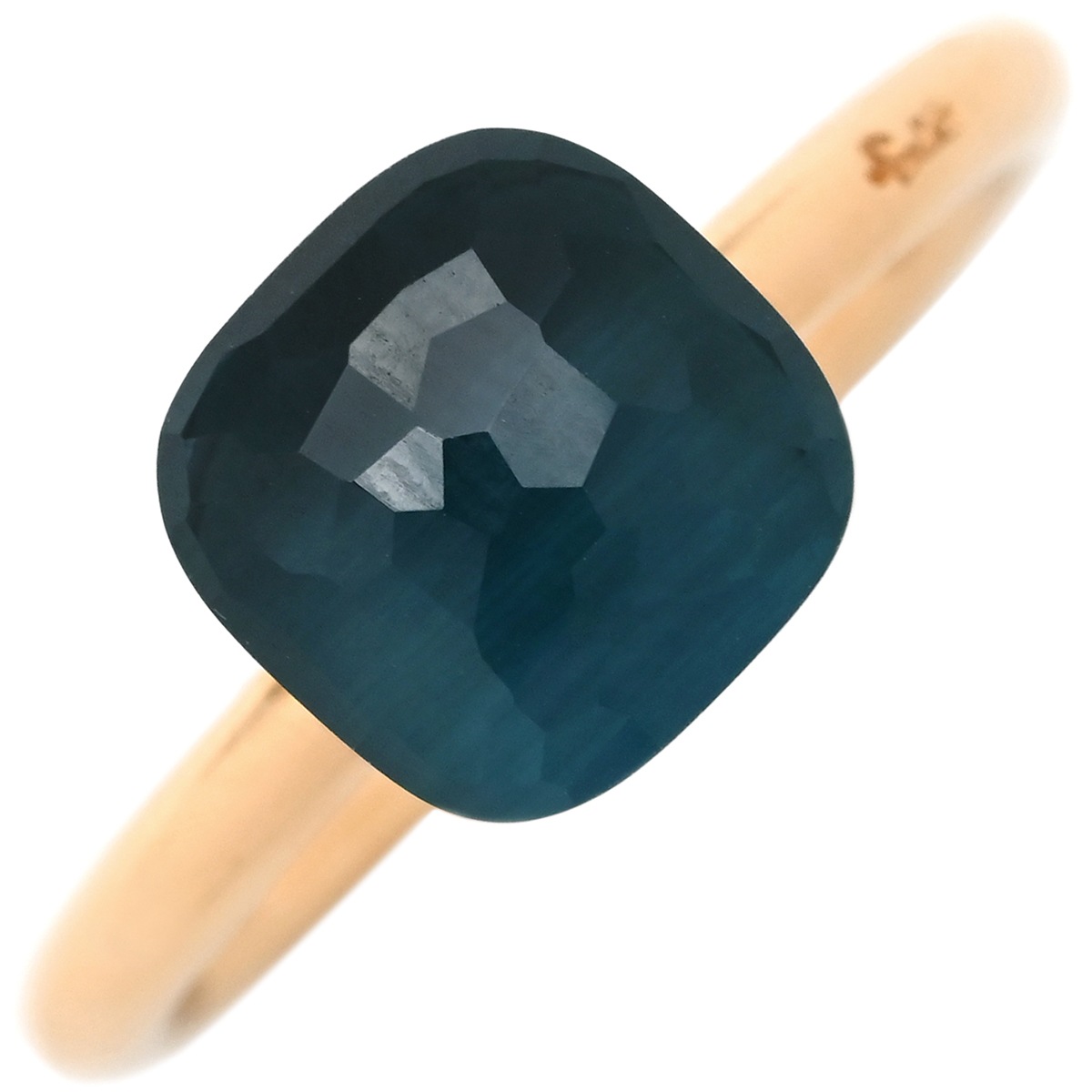 ポメラート Pomellato リング 指輪 ヌード リング K18PG ブルートパーズ ブルー×ピンクゴールド #55 Au750 18K 18金 RG ブルートパーズ ヌードプチ 13号 PAB4 132,870円