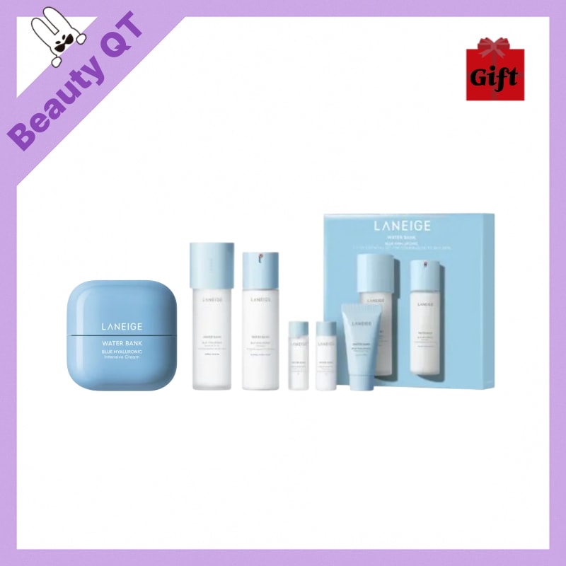 [NEW] ウォーターバンク ブルー ヒアルロニック セット(基礎2点+クリーム 50ml) ヒアルロン酸 下地 保湿 しわ防止 肌荒れ 敏感肌 韓国 スキンケア 角質ケア 角質 秋冬 ジェルクリーム