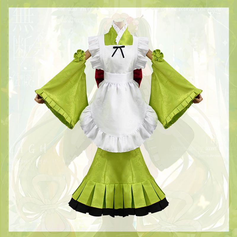 初音ミク 抹茶 バフィー コス コスチューム セクシー バニーガール アニメ パーティー パフォーマンス衣装 コスプレ ドレス