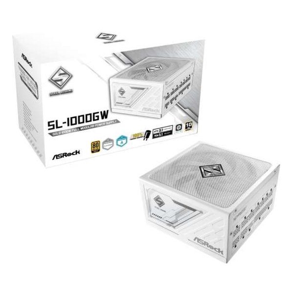 Steel Legend ホワイト 1000W電源 80PLUS認証 Gold SL-1000GW