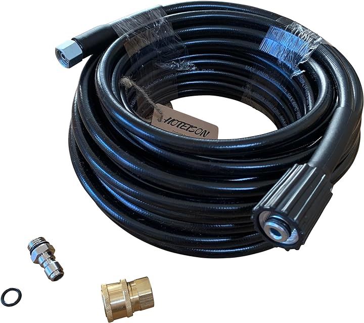 互換品リョービ 互換品 高圧洗浄機 ホース 柔らかい 40MPa 60℃ 標準ホース カプラー付属(15M+CP)