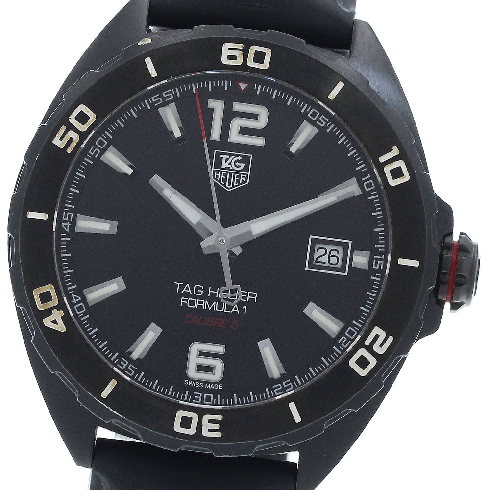 タグホイヤー TAG HEUER WAZ2115 フォーミュラ1 キャリバー5 デイト 自動巻き メンズ 保証書付き_943355【中古】