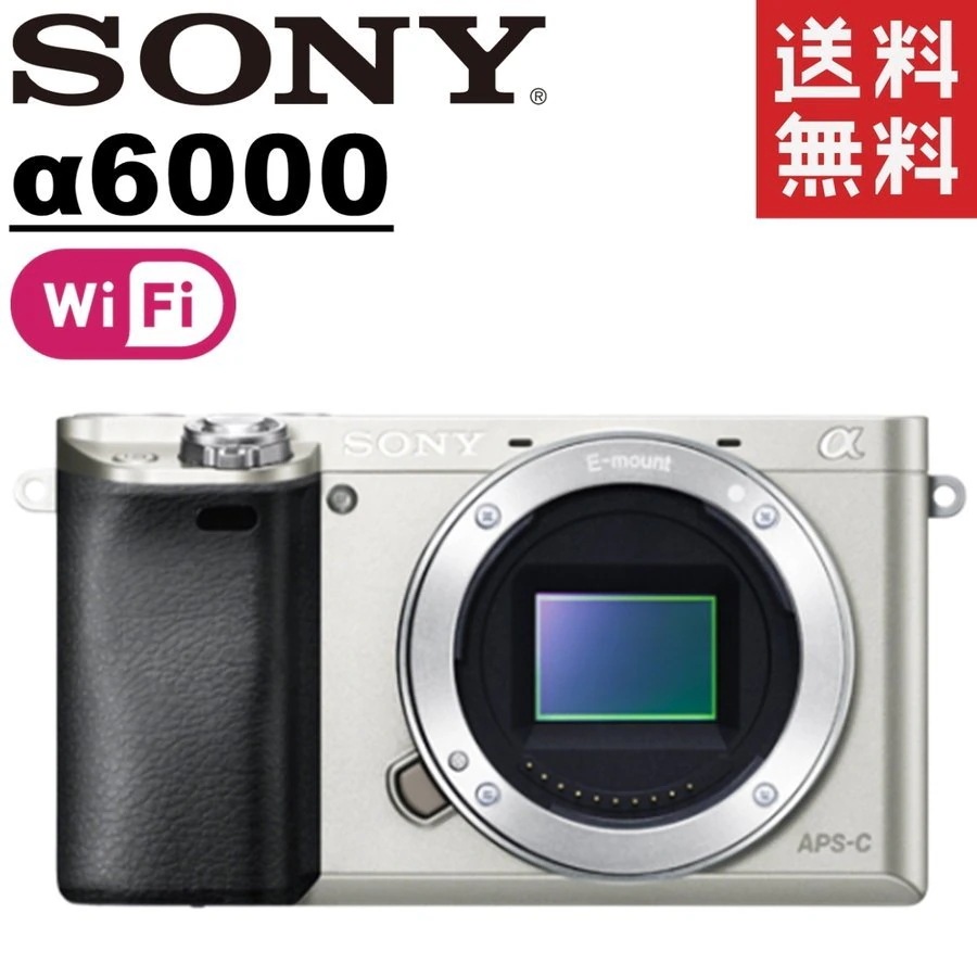α6000 ILCE-6000 ボディ シルバー ミラーレス一眼 カメラ 中古 36,920円