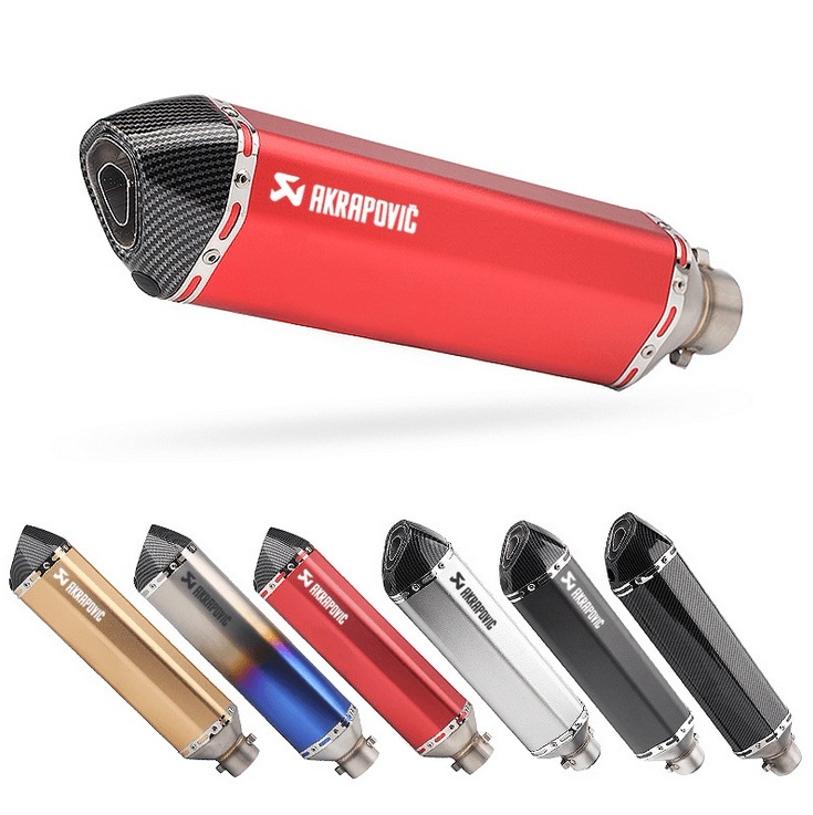 バイクスリップオンマフラー バイクサイレンサー 汎用 50.8mm 長さ470mm