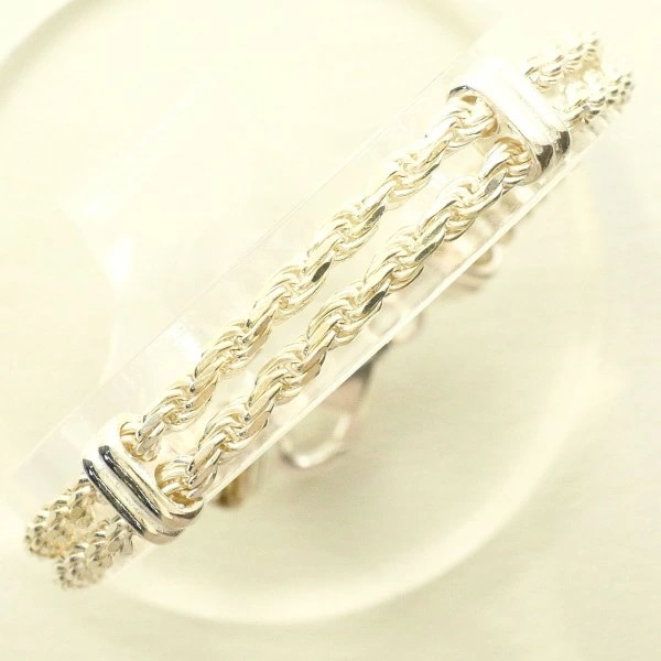 シルバー ブレスレット 総重量約13.4g 約18cm ジュエリー 中古