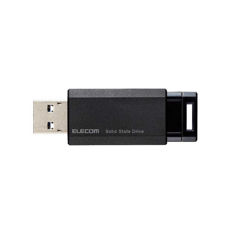外付けSSD 500GB USB3.2(Gen2) PS5/PS4(メーカー動作確認済) ノック式 ブラック ESD-EPK0500GBK