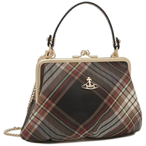 ハンドバッグ ショルダーバッグ ダービー ブラウン レディース VIVIENNE WESTWOOD 52020003U S001K D101