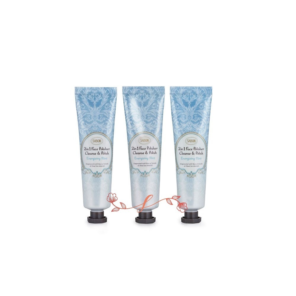 SA　BON　フェイスポリッシャー　トリオ　リフレッシング　60mLｘ3本／フェイスウォッシュ　正規品