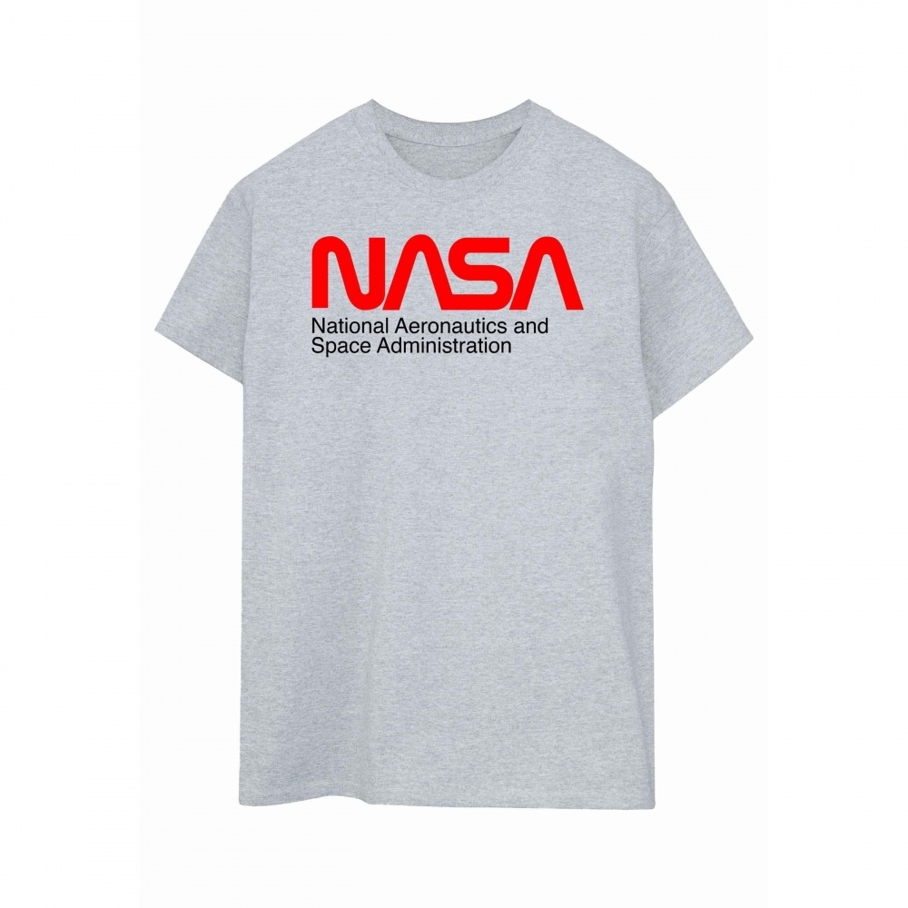 (英国より直送) NASA レディース/レディースエアロノーティクス&スペースコットンボーイフレンド Tシャツ