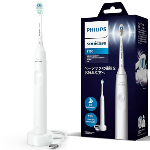 ソニッケアー 電動歯ブラシ 2100シリーズ ホワイト HX3651/23