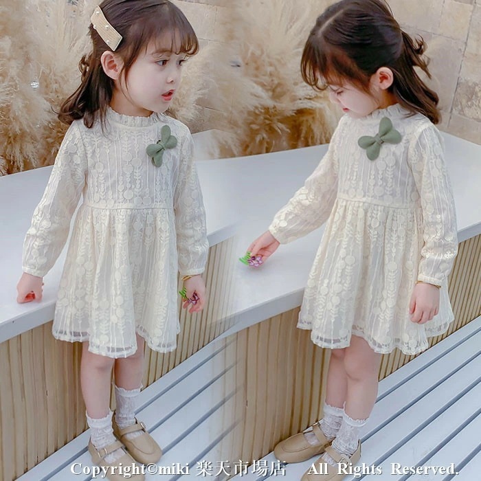 【新品プロモ-ション】【激安!価!】 キッズドレス 可愛い レース ワンピース 長袖 お洒落 ベビー用ドレス 子供服 女子 子供 ベビー服 ワンピース 子ども 赤ちゃん 出産祝い ギフト プレゼント