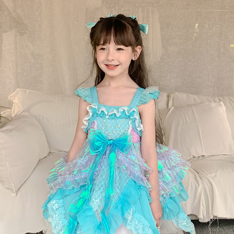 ガールズドレス 2024 ベビー リトルガール おしゃれ プリンセスドレス 誕生日ドレス 子供ロリータ