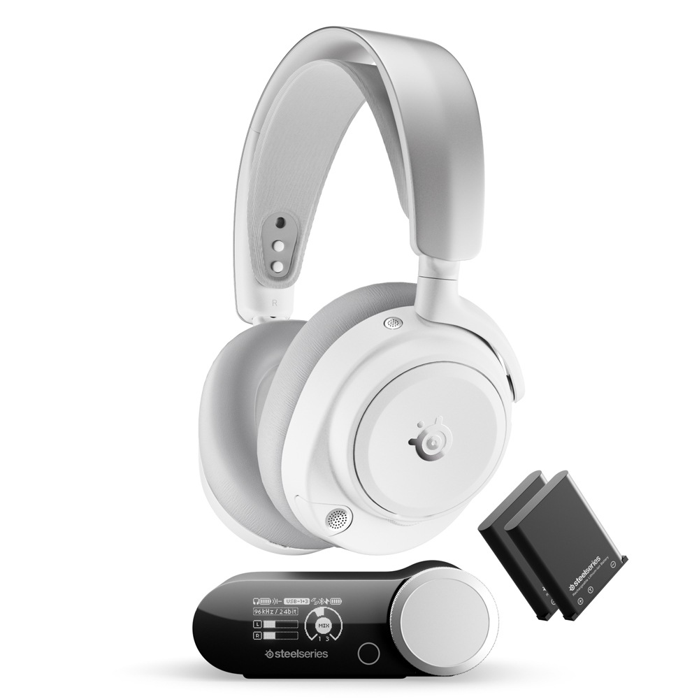 SteelSeries（スティールシリーズ） ゲーミングヘッドセット Arctis Nova Pro Omni（PC PlayStation Xbox Switch White） 61722STEE