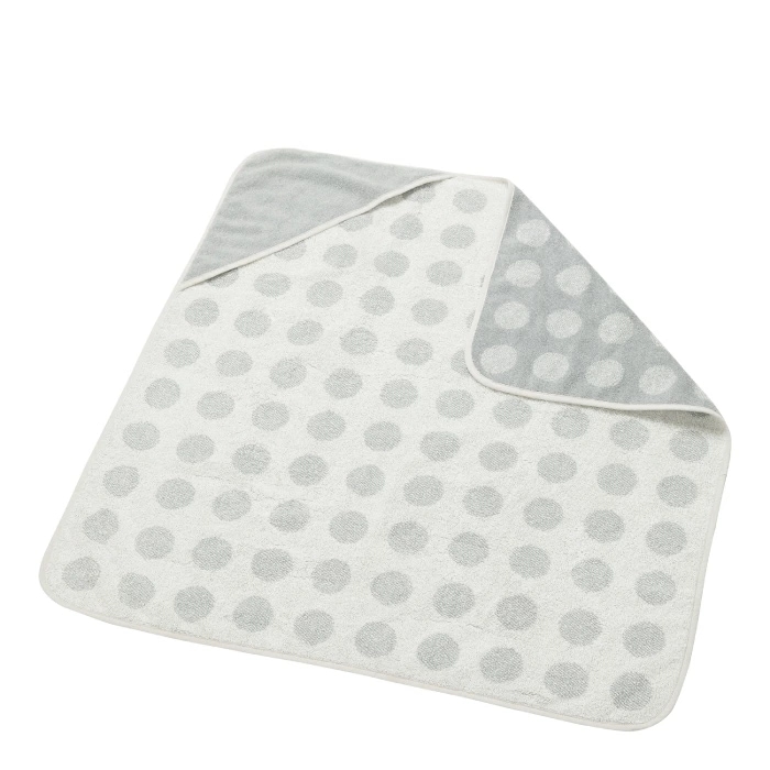 フード付きベビータオル オーガニックコットン100% Leander Matty 赤ちゃん バスタオル 吸水 速乾 ふわふわ 柔らかい 厚手 パイル地 ジャカード織り おくるみ ベビーバスローブ