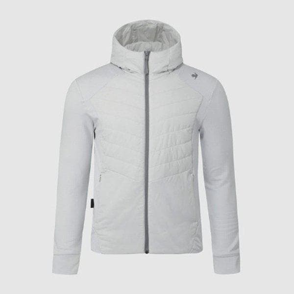 ユニハイブリッド3Mパディングジャケット ホワイトグレー QQ423EPDO3-WGR