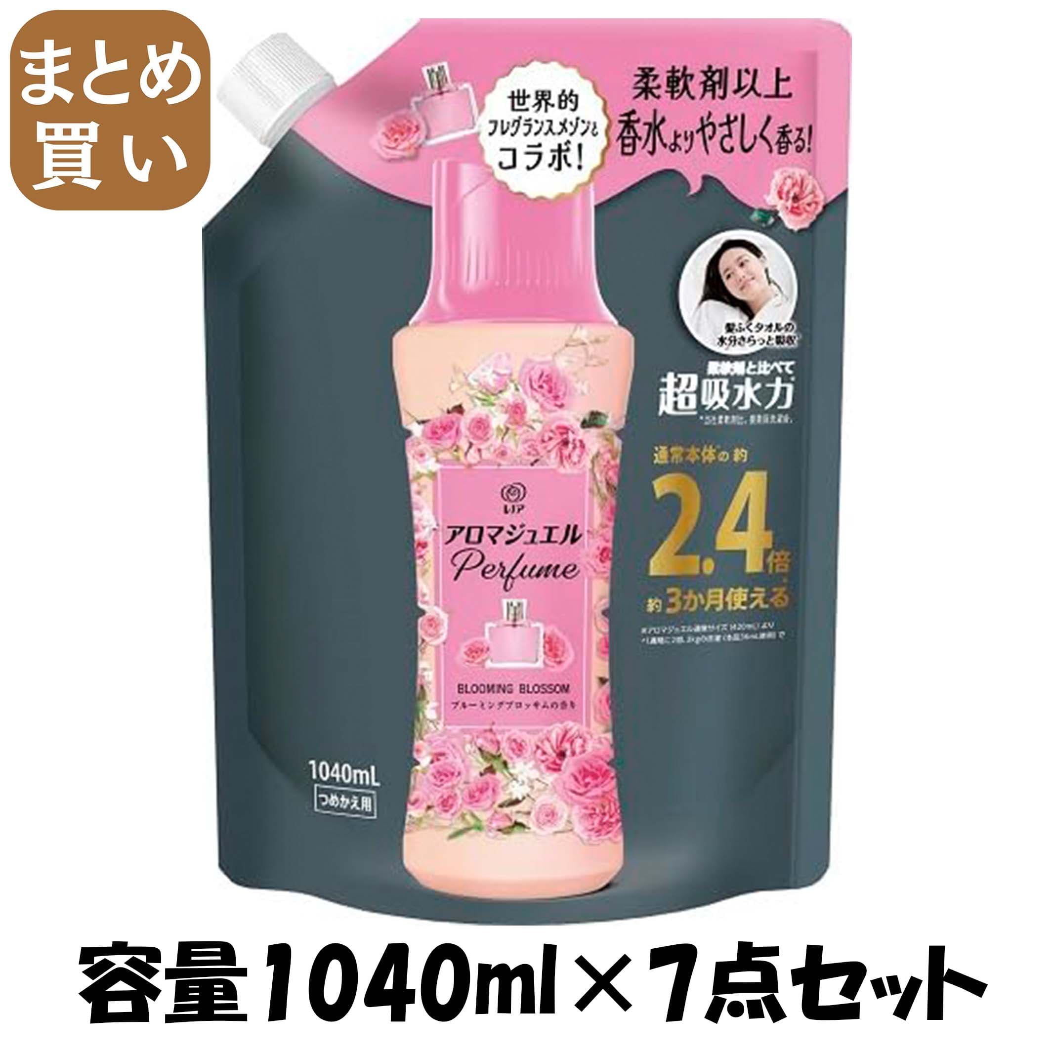 【まとめ買い】レノアアロマジュエル　ブルーミングブロッサムの香りつめかえ用特大サイズ 容量1040ML×7点セット Ｐ＆Ｇ