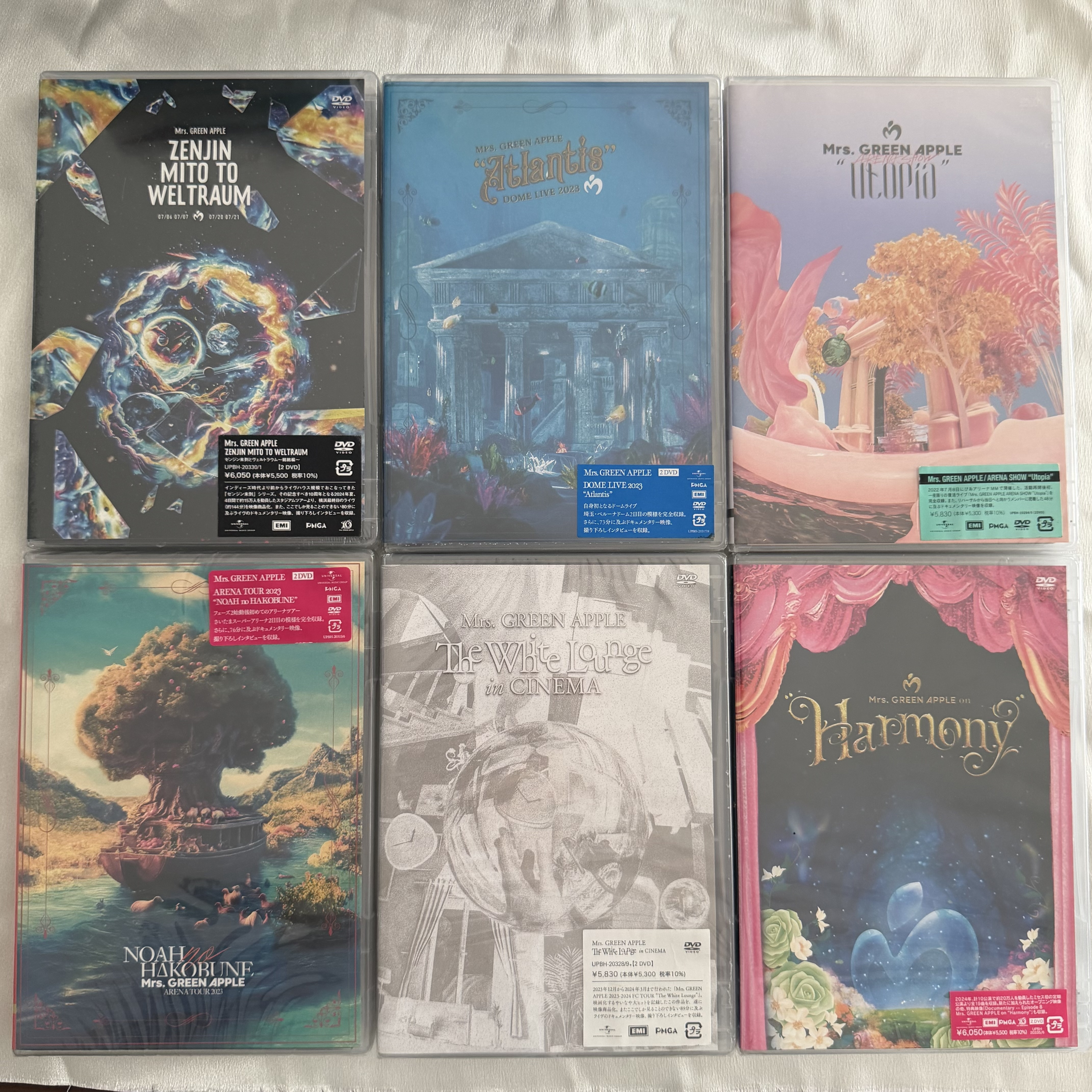 Mrs.GREEN APPLE 通常盤 6点 DVD