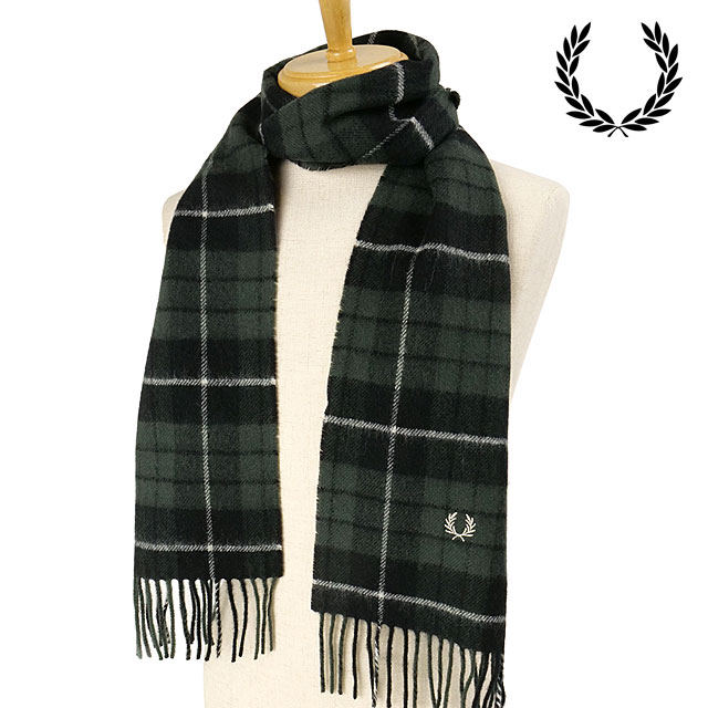 ラムズウールタータンスカーフ [C8137-102] LAMBSWOOL TARTAN