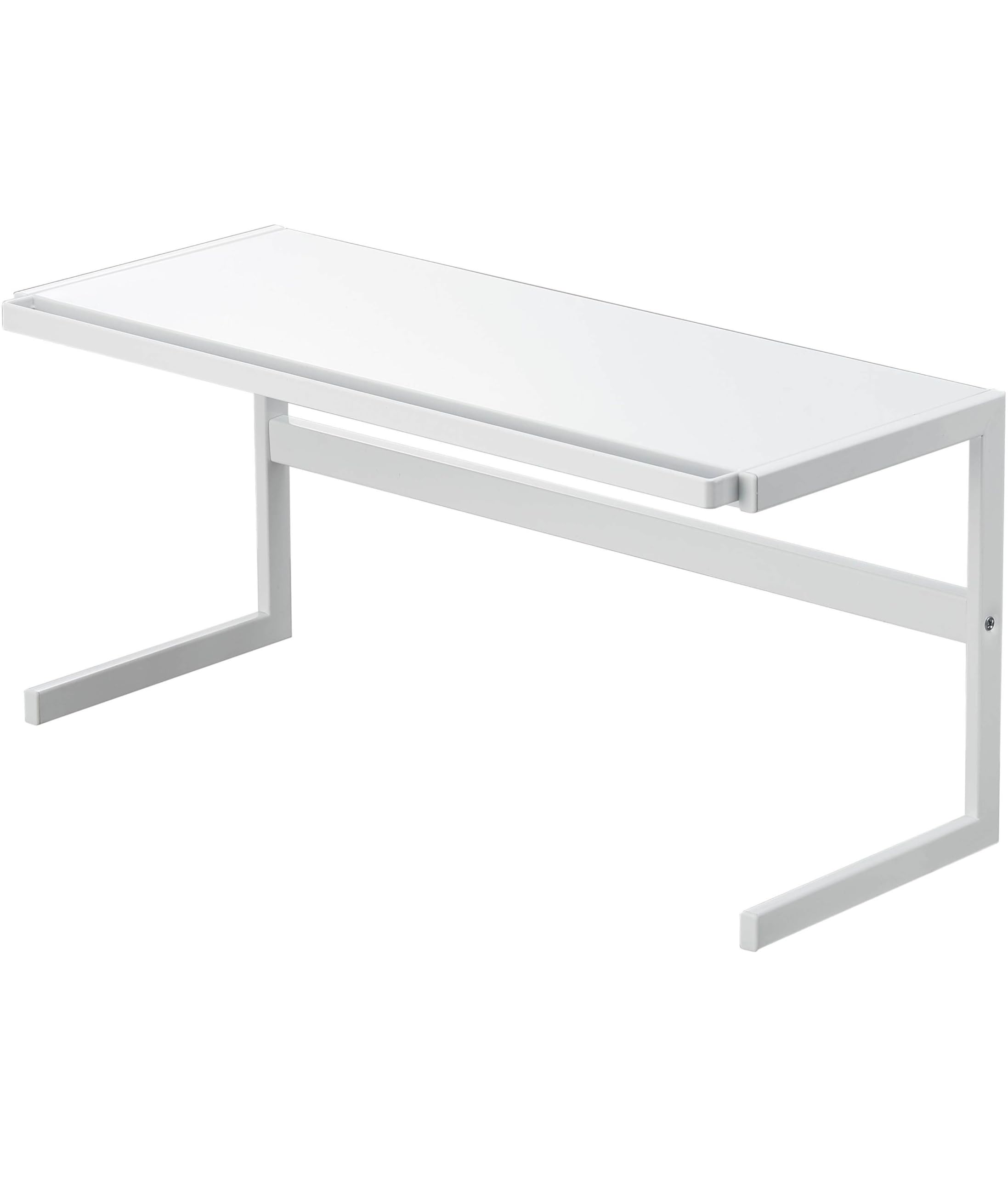 山崎実業(Yamazaki) 伸縮キッチンサポートラック ホワイト 約W54~92XD22.5XH25cm タワー 伸縮 サポートラック キッチン 収納 ラック 4480