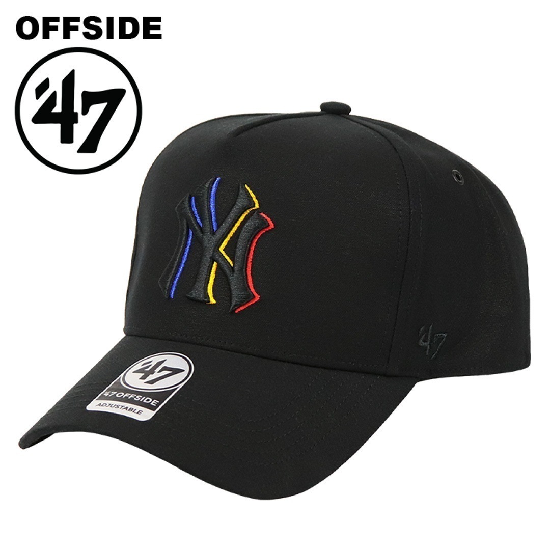 キャップ ニューヨーク・ヤンキース OFFSIDE メンズ レディース 帽子 MLB ロゴ ブランド メジャーリーグ 野球帽 スナップバック オフサイド 男女兼用