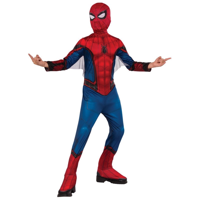 コスプレ 仮装 スパイダーマンホームカミング 子供用 M 【 コスプレ 衣装 ハロウィン 仮装 コスチューム 子供 マーベル グッズ スパイダーマン こども 正規ライセンス品 MARVEL パーティー