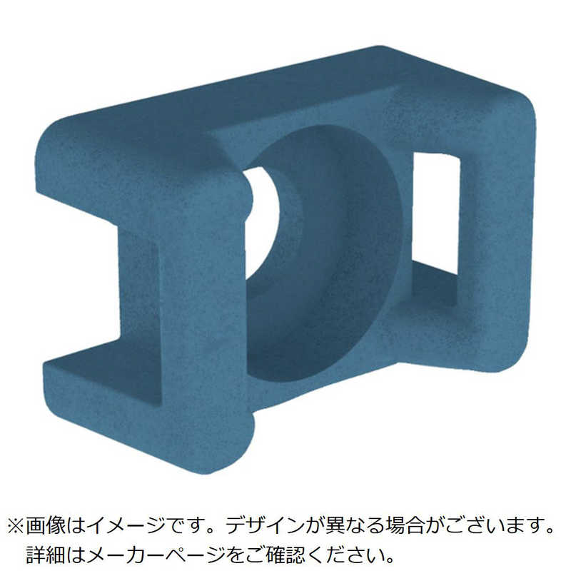 パンドウイット　金属検知対応結束バンド用固定具 抗菌・防カビタイプ ブルー　TM3S10C96A