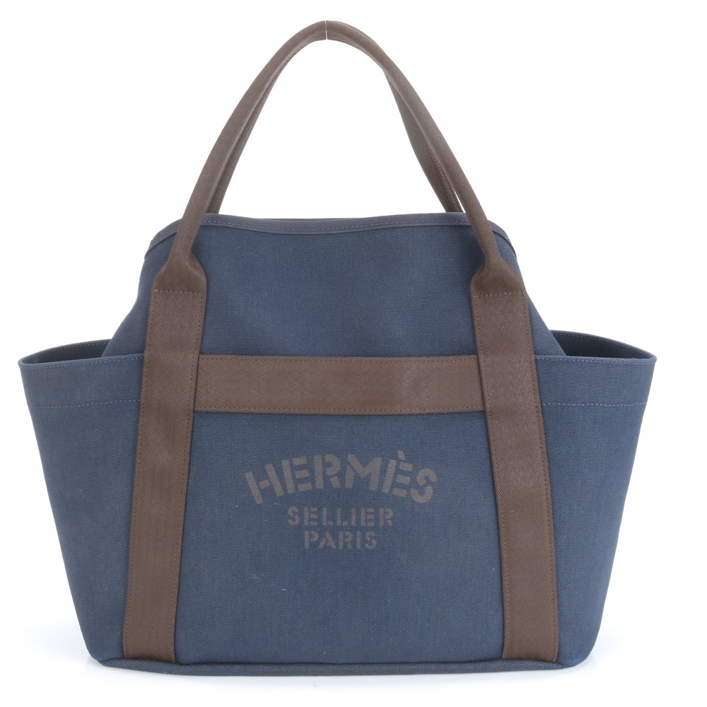 極美品 Y 刻印 サック ド パンサージュ グルーム レザー×キャンバス トート バッグ ショルダー ビジネス 通勤 書類鞄 A4 メンズ EEE CA4-5 中古