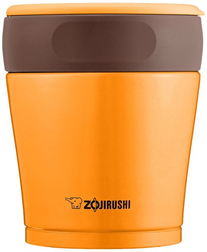象印マホービン(ZOJIRUSHI) ステンレス 真空 断熱 フード ジャー 弁当 保温 保冷 広口 260ML イエロー SW-GD26-DP