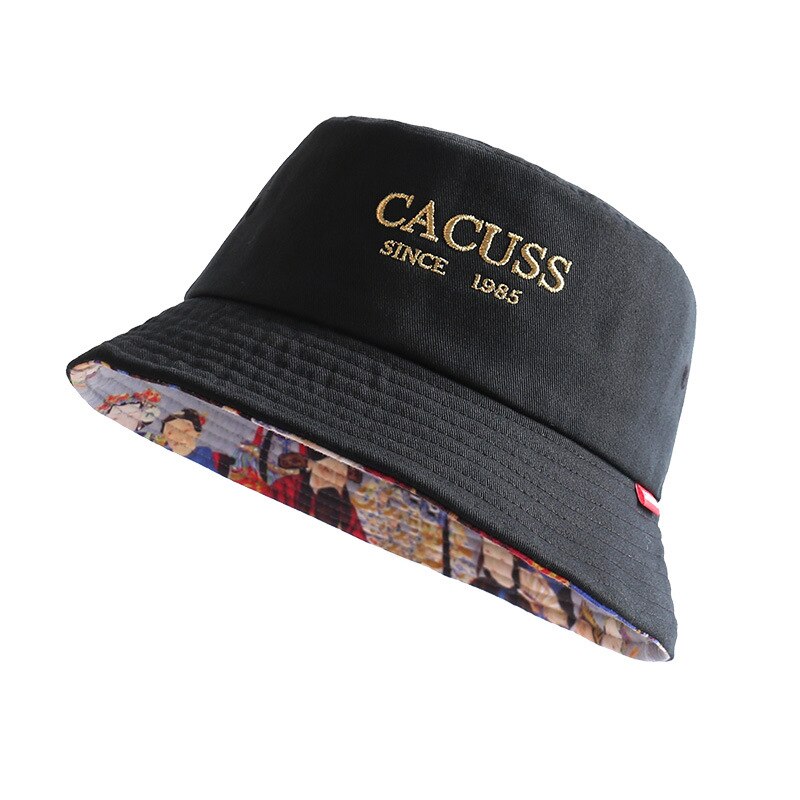 今の流行 UVカット帽子 25人気可愛い刺繍バケットハットUVカット帽子レディース韓国ファッションキャップアウトドアサンバイザー上質ブランド