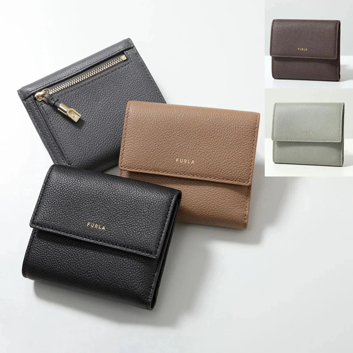 Furla フルラ 二つ折り財布 GOCCIA M ゴッチャ WP00469 BX3036 レディース レザー ロゴ ミニ財布 カラー5色】 12,574円