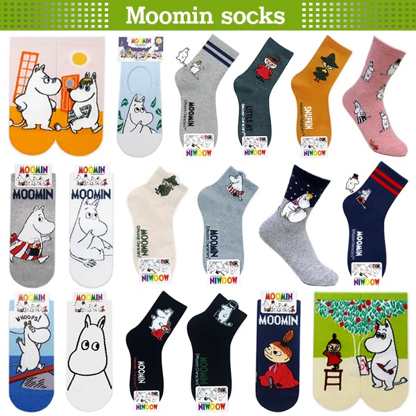 ランダムボックス 価格割引 1パッケージ5足 Moominキャラクターソックス ランダム発送 Blog Casaescola Com