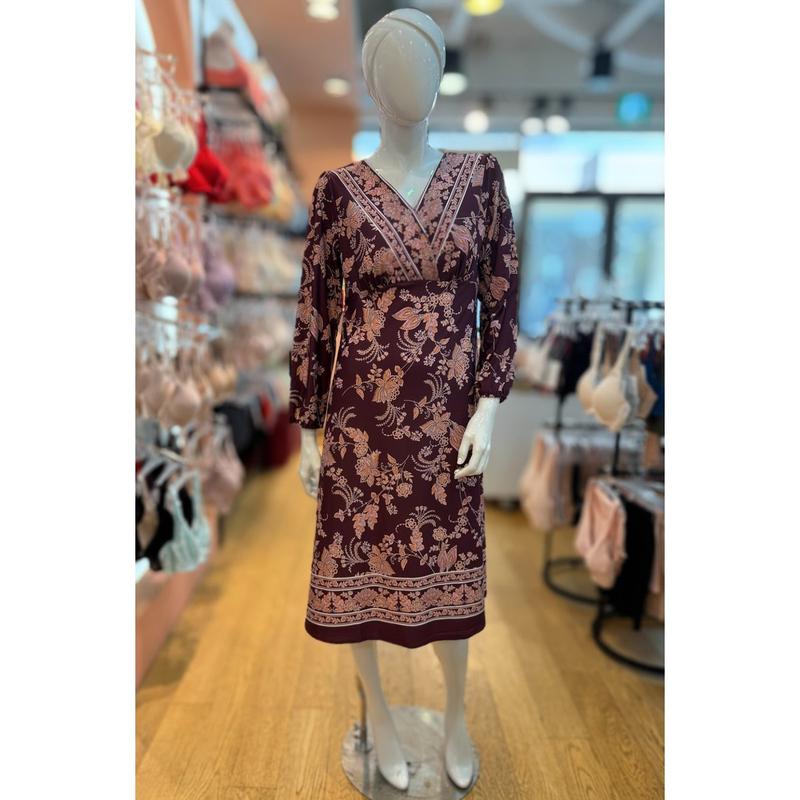 [坡州店] カップ内蔵ポリスパン女性ワンピースホームウェアGW8850A