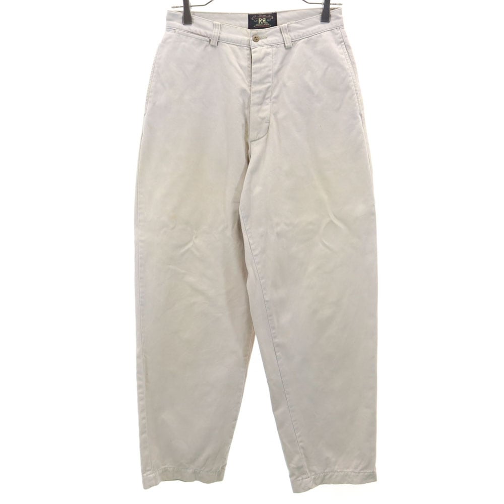 90s USA製 赤3星 初期タグ ロングパンツ W28 ベージュ ボタンフライ メンズ 9,900円