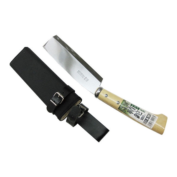 ベルモント AY127 菊國廣 鞘鉈180mm 片刃 キャンプ アウトドア トレッキング 登山 バーベキュー