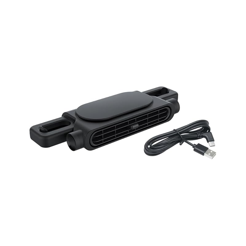 即納：槌屋ヤック(Tsuchiya Yac) 車内用品 ネックワイドファン ｓｌｉｍ DF65